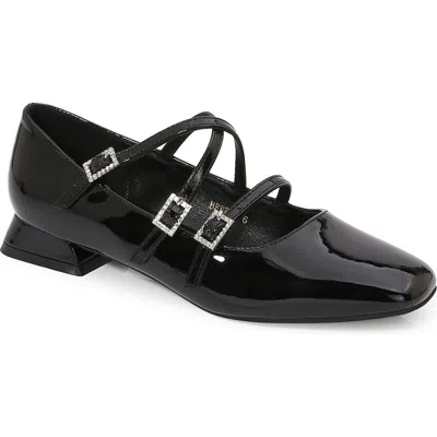 Berness Berkly Strappy Flat In Black