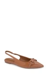 Berness Bit Slingback Flat In Brown