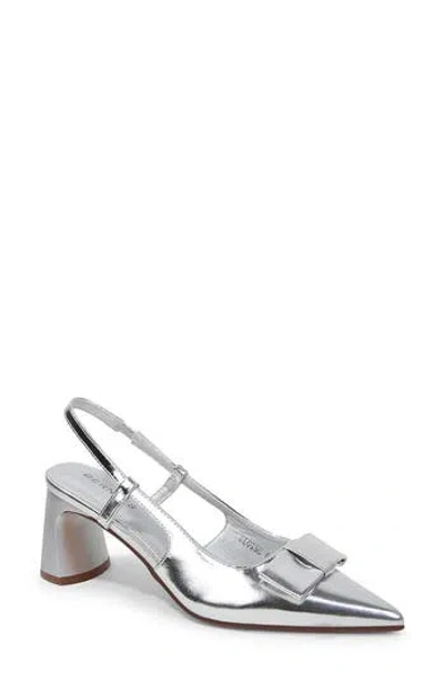 Berness Block Heel Slingback Sandal In Black