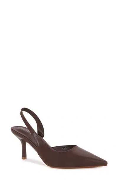 Berness Campbell Slingback D'orsay Pump In Brown