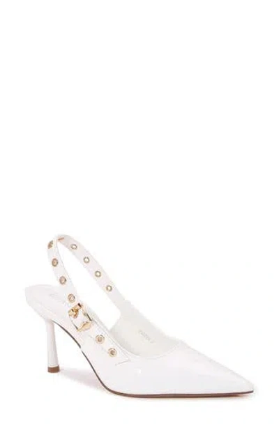 Berness Candes Grommet Slingback Pump (women) In White