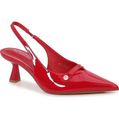 Berness Cari Slingback Pump In Red