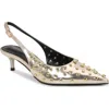 Berness Carlina Kitten Heel Slingback Pump