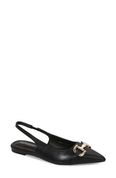 Berness Caroline Slingback Skimmer Flat In Animal Print