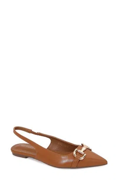 Berness Caroline Slingback Skimmer Flat In Multi