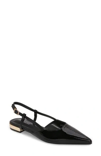 Berness Cass Pointed Toe Flat In Black