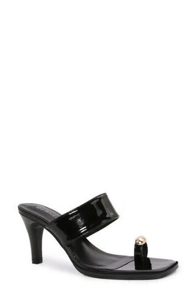 Berness Catha Toe Loop Sandal In Black
