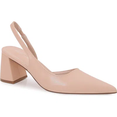 Berness Celestin Slingback D'orsay Pump In Neutral