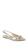 Berness Chantal Pointed Toe Slingback Flat In Multi