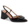 Berness Charlize Pointed Toe Slingback Pump In Black