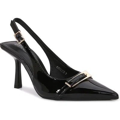 Berness Coraline Pointed Toe Slingback Pump In Black