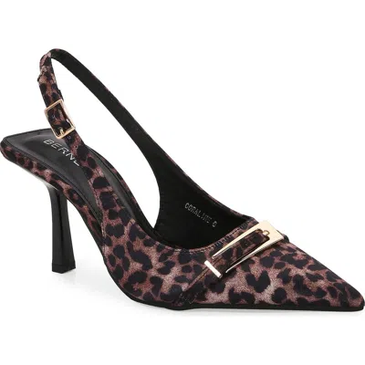 Berness Coraline Pointed Toe Slingback Pump In Multi
