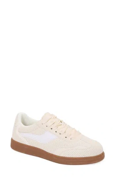 Berness Corduroy Lace Up Sneaker In Pink
