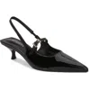 Berness Corrie Kitten Heel Slingback Pump In Black