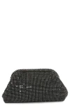 Berness Crystal Clutch In Black