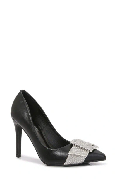 Berness Emery Rhinestone Pump In Black