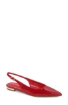 Berness Fabia Slingback Flat In Red