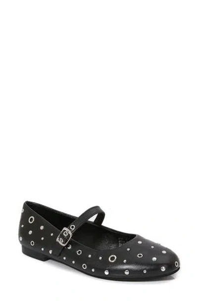 Berness Felicity Grommet Mary Jane Flat In Black