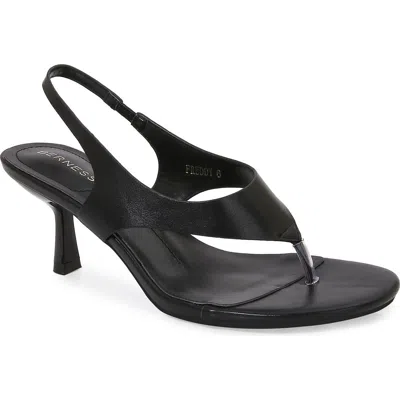 Berness Freddy Kitten Heel Thong Sandal In Multi