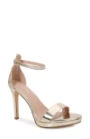 Berness Hillary Stiletto Sandal In Gold