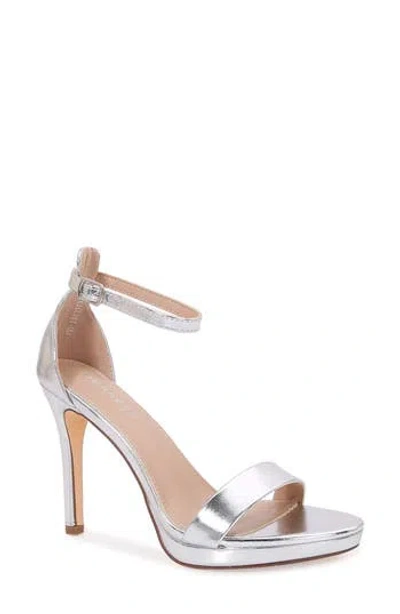 Berness Hillary Stiletto Sandal In Silver