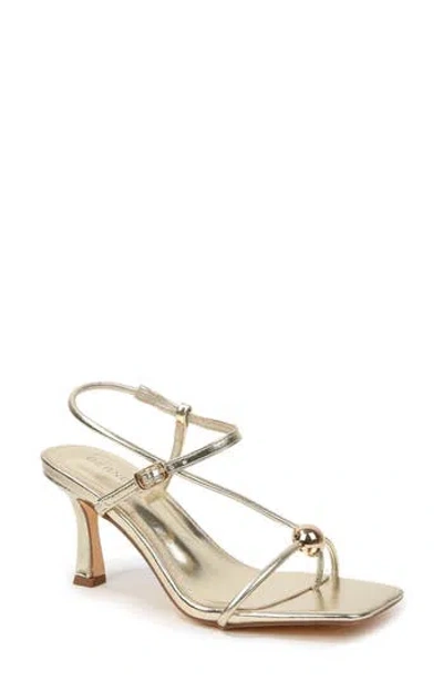 Berness Hisako Strappy Sandal In Gold