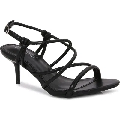 Berness Honesty Strappy Kitten Heel Sandal In Black