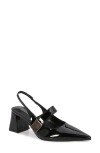 Berness Inset Strap Slingback Pump In Black