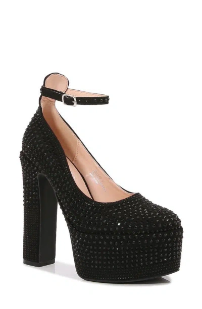 Berness Jolene Platform Sandal In Black