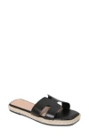 Berness Kendra Espadrille Slide Sandal In Black