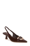 Berness Kitten Heel Slingback Pump In Black