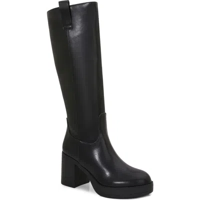 Berness Knee High Block Heel Boot In Black