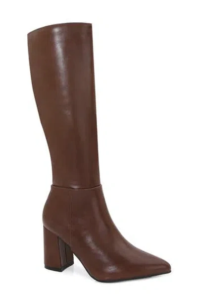 Berness Knee High Riding Boot In Brown