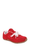 Berness Lula Double Lace Sneaker In Red