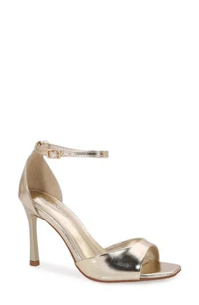 Berness Marnie Ankle Strap Sandal (women) In Gold