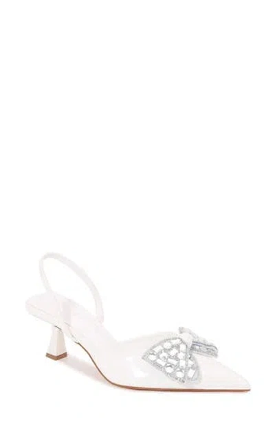 Berness Maxi Slingback Pump In White
