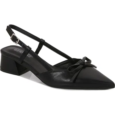 Berness Maxine Pointed Toe Slingback Pump In Black