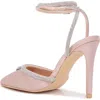Berness Miranda Embellished Pump In Blush Beige