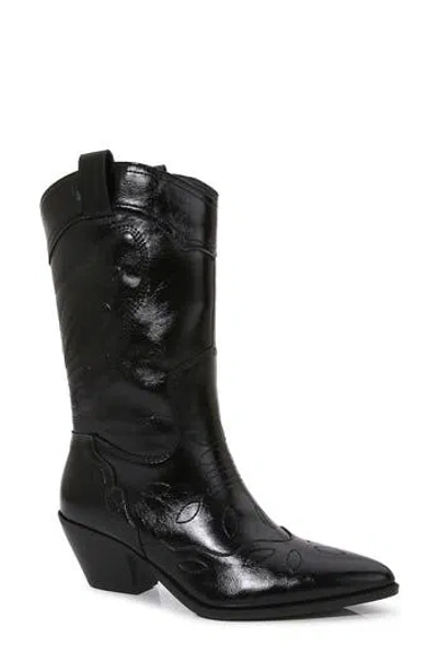Berness Myrtle Western Boot In Black