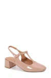 Berness Nadia Mary Jane Pump In Beige