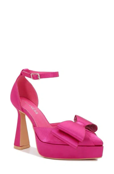 Berness Octavia Bow Platform In Hot Pink