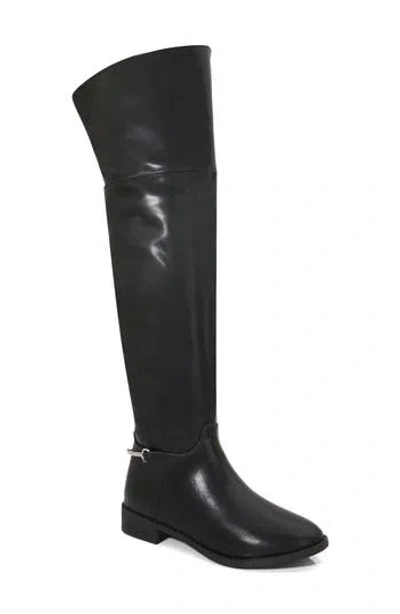 Berness Over The Knee Riding Boot In Black