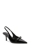 Berness Panika Pointed Toe Slingback Pump In Black