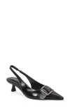 Berness Pari Pointed Toe Slingback Pump In Black