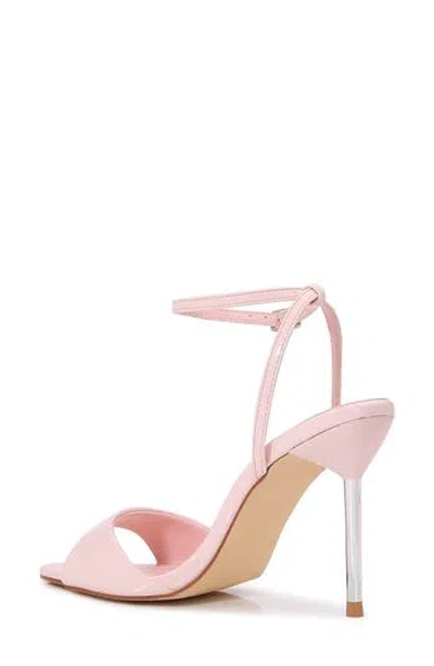 Berness Patent Stiletto Sandal In Pink