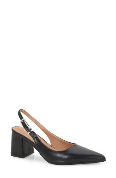 Berness Pointed Toe Slingback Pump In Black