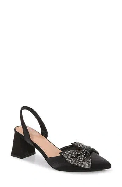 Berness Precious Slingback Pump In Black