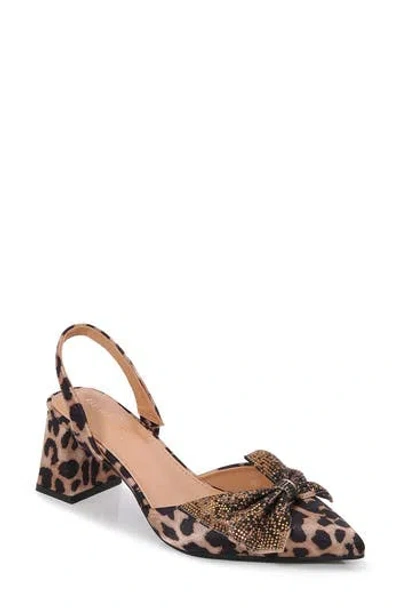 Berness Precious Slingback Pump In Leopard