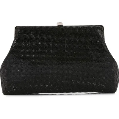 Berness Rhinestone Clutch In Black
