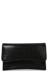 Berness Rhinestone Envelope Clutch In Black